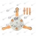 Cap cu fir motocoasa Manual - 3 cutite plastic + 3 cutite metal + fire